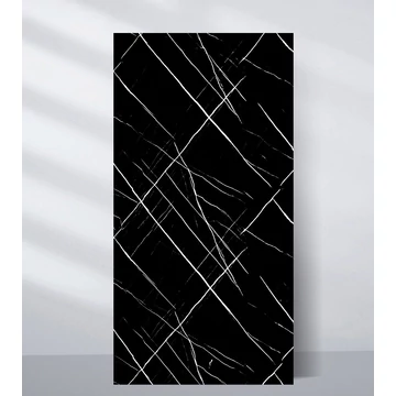 PVC műmárvány fali panel Noir Márvány 244x122 cm