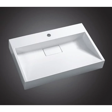  öntött márvány mosdó 70x46x10 cm