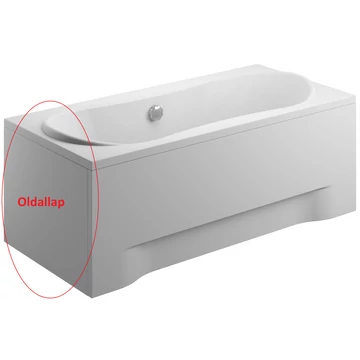 Oldal lap Zóra egyenes kádhoz 80 cm