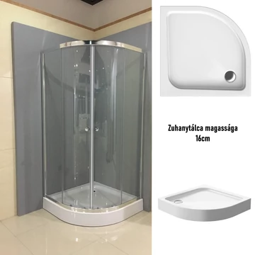 80x80 Íves zuhanykabin