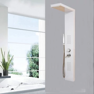 Miett zuhanypanel  4 funkcióval  Fehér színben!