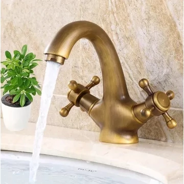 antik bronz mosdó csaptelep  antik bronz mosdó csaptelep
