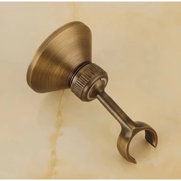 Antik gömbcsuklós zuhanytartó bronz színben