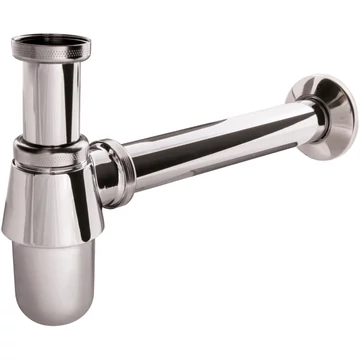 Fém  króm búraszifon mosdóhoz  32mm átmérővel.