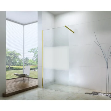 Test csíkos arany keretes zuhanyfal Test csíkos arany keretes zuhanyfal