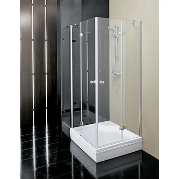 Kolpa-San Stella TKK 80 Króm, 80x80 cm zsanéros szögletes zuhanykabin