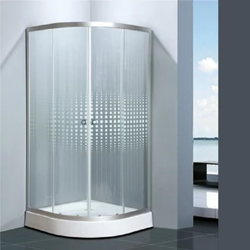 Zuhanykabin íves 90-es mátrix üveggel