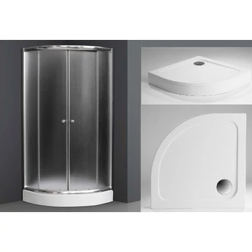 90x90 Íves zuhanykabin