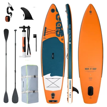 SEASEE narancs felfújható SUP deszka 335x81x15 cm – Stabil, kényelmes, feltűnő dizájn SEASEE narancs felfújható SUP deszka 335x81x15 cm – Stabil, kényelmes, feltűnő dizájn