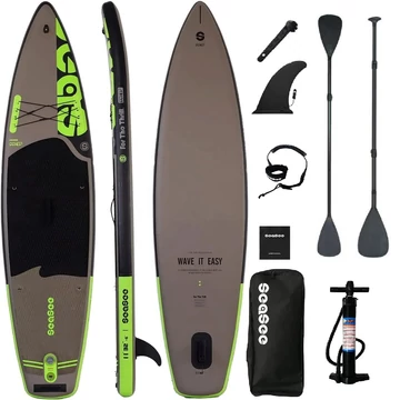SEASEE szürke felfújható SUP deszka 335x81x15 cm – Stabil és kényelmes vízi sport SEASEE szürke felfújható SUP deszka 335x81x15 cm – Stabil és kényelmes vízi sport