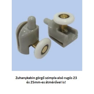 Szimpla alsó zuhanykabin görgő