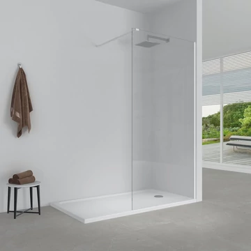 Best-Selling Átlátszó üveges walk-in zuhanyfal 100x200 cm