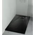 SMC fekete zuhanytálca 80 cm x 120 cm szifonnal