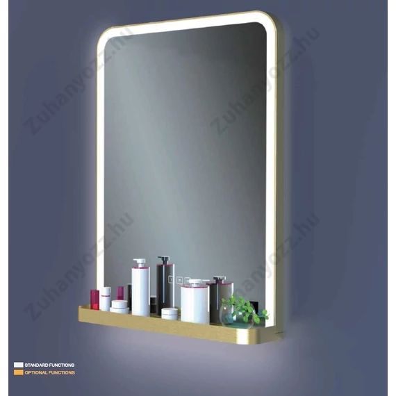 Lilu okos tükör 55x75cm Antik bronz hatású okos tükör