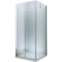 Kép 5/5 - Szögletes harmonika ajtós zuhanykabin fix üvegfallal