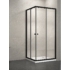 Kép 1/2 - fekete keretes 80x80 szögletes zuhanykabin