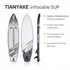 Kép 4/8 - Tianyake Gray SUP – extra stabil, felfújható SUP deszka prémium kivitelben