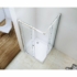 Kép 6/6 - Royal trend 100x100cm Szögletes zuhanykabin 6mm nano vízlepergető MATT üveggel Zuhanytálca nélkül